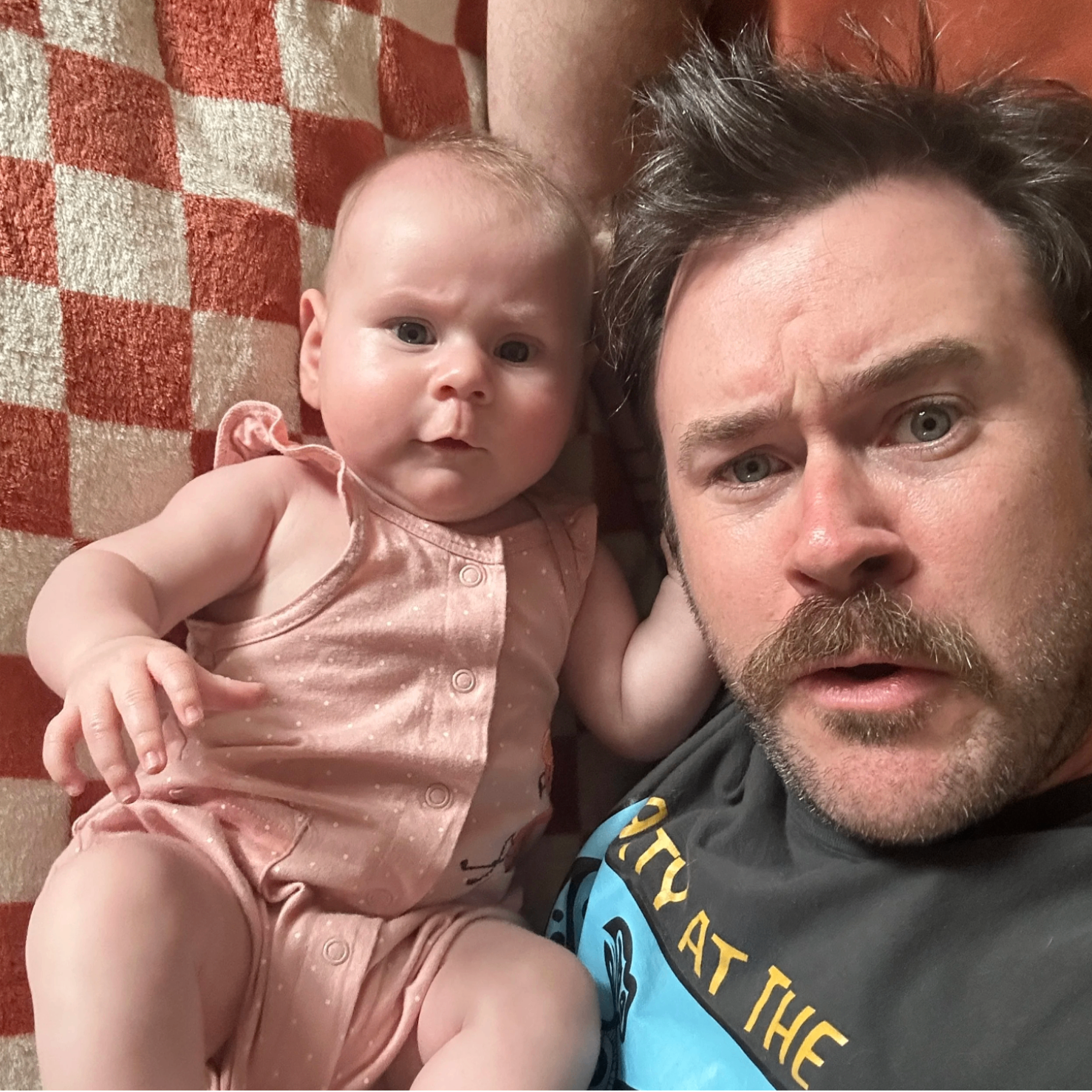 Colin Robertson with his daughter